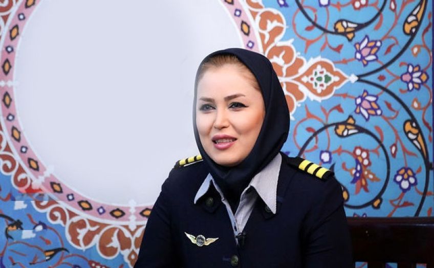 بیوگرافی آناهیتا نیکوکار خلبان زن زیبا و جذاب ایرانی