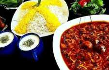 نحوه طبخ خورشت خلال غذای اصیل کرمانشاه