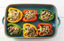 طرز تهیه فلفل شکم پر یونانی