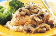 آموزش تهیه خوراک مرغ و قارچ رژیمی