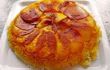 نحوه پخت ته چین سیب زمینی