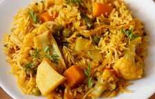 آموزش طبخ پلو سبزیجات هندی