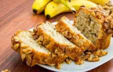 آموزش پخت غذای رژیمی نان مغزدار و موزی بدون قند