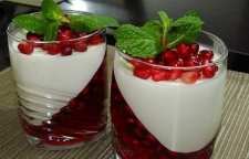 طرز تهیه دسر پاناکوتای انار