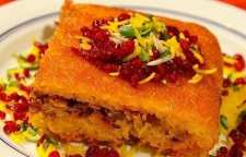 نحوه پخت ته چین مرغ