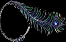 جواهرات لوکس طرح پر طاووس از برند بچیران