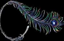 جواهرات لوکس طرح پر طاووس از برند بچیران