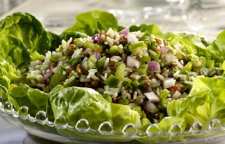 روش پخت سالاد عدس