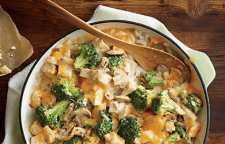 آموزش پخت غذای رژیمی خوراک مرغ خامه ای و بروکلی