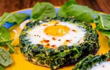 طرز تهیه نرگسی اسفناج