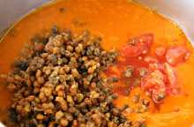 آموزش طبخ سوپ عدس هندی