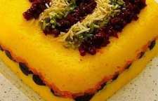 دستور طبخ ته چین آلو و اسفناج با مرغ