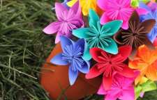 طرز ساخت اریگامی گل نرگس