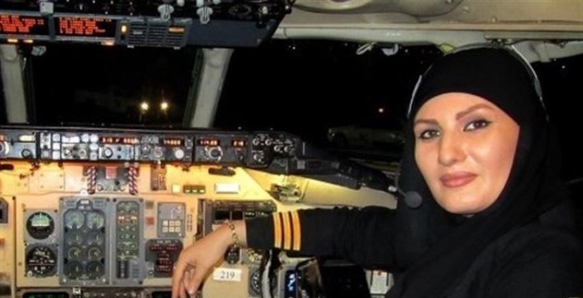 فهمیده احمدی اولین و جوان ترین مهندس پرواز ایران