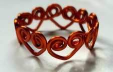 ساخت حلقه ی قلب با سیم