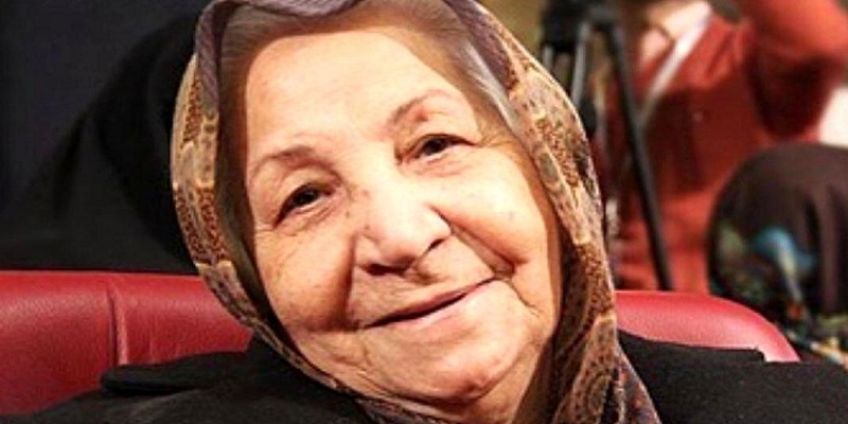 پیکر مرحوم احترام سادات حبیبیان ملقب به مامان آتی به خاک سپرده شد