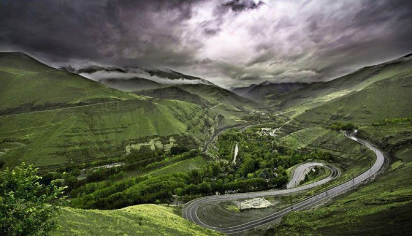 جاده چالوس چهارمین جاده زیبای جهان