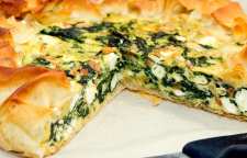 نحوه پخت پای اسفناج و پنیر با خمیر یوفکا