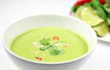 اموزش طبخ سوپ نخود و میگوی سرد