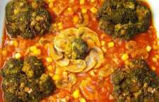 آموزش طبخ غذای رژیمی خورش سویا و کلم بروکلی