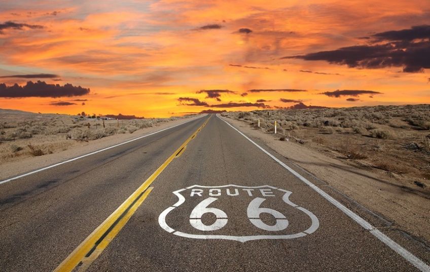 جاده 66 آمریکا جاده ای به طول 5215 کیلومتر
