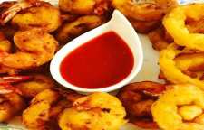 طرز تهیه بنیه میگو با سس تارتار
