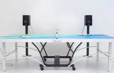 میز پینگ پنگی که متناسب با بازی موسیقی پخش می کند