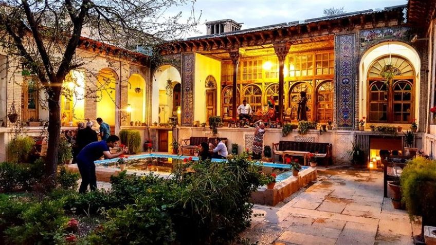 خانه تاریخی منطقی نژاد شیراز عمارت دیدنی عصر پادشاهان قاجار