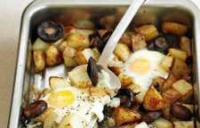 آموزش طبخ غذای رژیمی سیب زمینی تخم مرغ