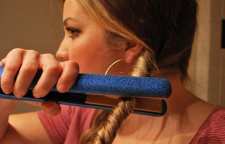 آموزش تصویری و مرحله به مرحله فر کردن مو ها با اتوی مو