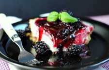 آموزش تهیه چیزکیک شاه توت