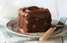 آموزش طبخ کیک های شکلاتی گردویی