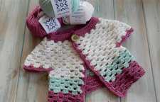 مدل جلیقه بافتنی بچگانه