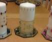 تزیین شمع با مروارید و سنگ