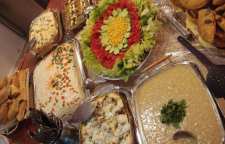 سفره آرایی غذا و سالاد