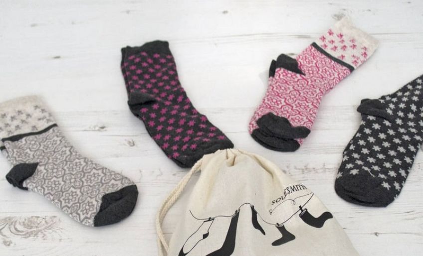 جوراب های طرح دار اسپورت دخترانه پاییزی و زمستانی