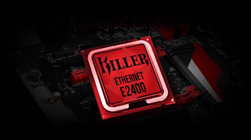 تجهیز مادربردهای جدید گیگابایت به پردازنده شبکه E2400 Killer