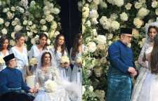 سلطان محمد پادشاه مالزی با اوکسانا ملکه زیبایی روسیه ازدواج کرد