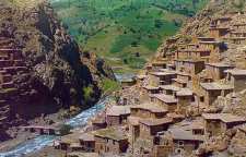 روستای پالنگان کامیاران در استان کردستان