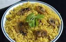 دستور تهیه قارچ پلو