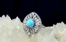 مدل انگشتر های زنانه زیبا با سنگ فیروزه