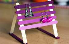 آموزش ساخت جای گواشواره با چوب بستنی