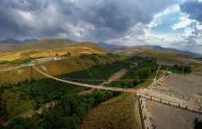 پل معلق مشگین شهر استان اردبیل طولانی ترین پل معلق خاورمیانه