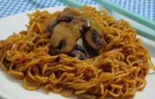 طرز تهیه قارچ و نودل