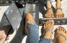 دمپایی رو فرشی و صندل های جدید دخترانه