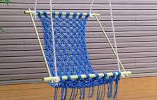 شیوه آموزش بافت تاب مکرومه ای