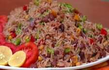 نحوه پخت پلو سبزیجات و لوبیا قرمز