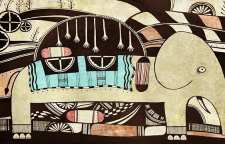 داستان کوتاه و شعر فیل در تاریکی از سری داستان های مثنوی معنوی مولانا