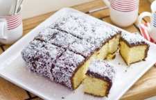 آموزش طبخ کیک لامینگتون