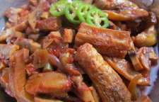 نحوه طبخ خوراک قارچ و کدو سبز